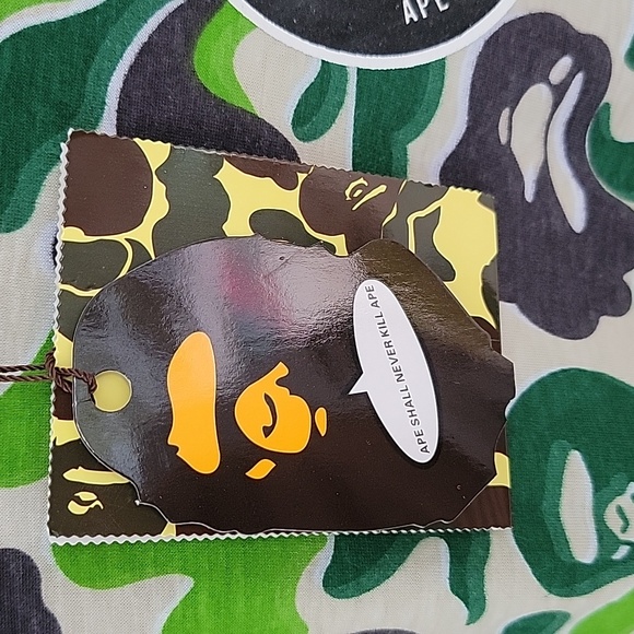 BAPE X Puma ABC Camo FC T-shirt Sz M A Bathing Ape - Picture 8 of 10